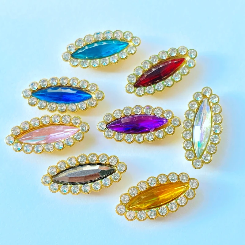 

20 шт. новые милые Мини Блестящие овальные бусины фигурка ремесла Flatback кабошон орнамент ювелирные изделия Аксессуары для волос