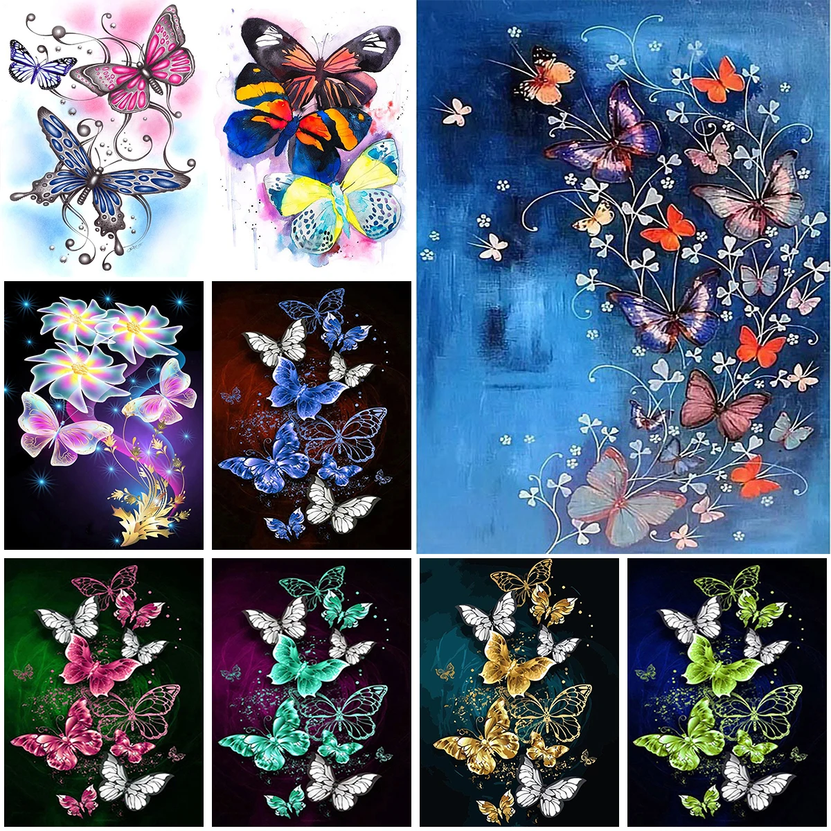 

Пейзаж 5D алмазная живопись животные Алмазная Вышивка Бабочка мозаичный узор украшение для дома «сделай сам» Новогодний подарок