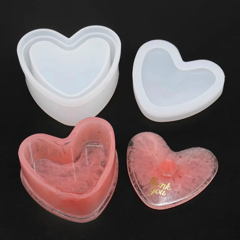 Силиконовая форма из смолы коробка для хранения прозрачная эпоксидная Круглый