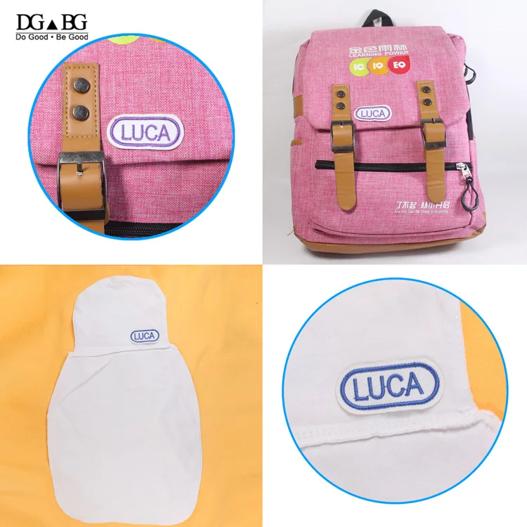 Детские наклейки с идентификацией имени индивидуальные вышитые нашивки