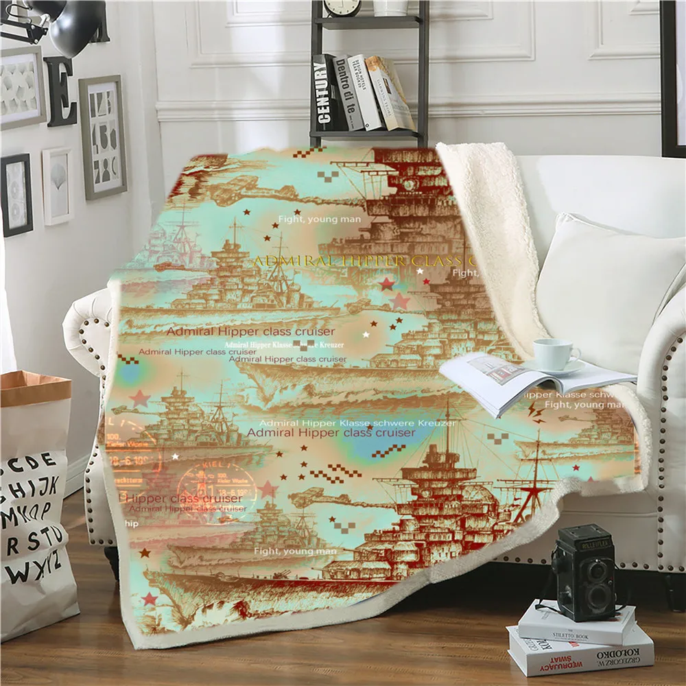 Модное одеяло с принтом пейзажа шерпа двойное 3D в виде Парижской башни покрывало