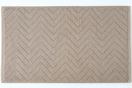 Khaki Хлопковый коврик для ванной комнаты 45x75 см белый зеленый серый хаки геометрический удобный абсорбирующий коврик для чистки ног банное полотенце - Цвет: Khaki