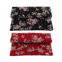 plum blossom japanese kimono cotton fabric quilting clothes fabric by the metre