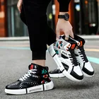 Высокие спортивные туфли из натуральной кожи для пар, женская обувь, роскошные Брендовые повседневные мужские мокасины one step love для вождения