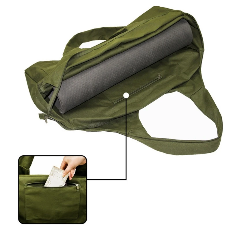 Вместительная сумка-коврик для йоги ремень упражнений Наплечная Сумка-слинг