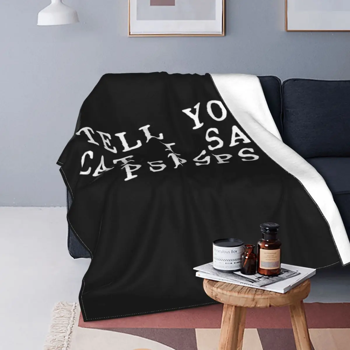 

Скажите, что ваша кошка, я сказал Pspsps-Manta, для cama colcha, alfombra a cuadros, colcha de 90, Sudadera с капучинатором, toalla de playa de l