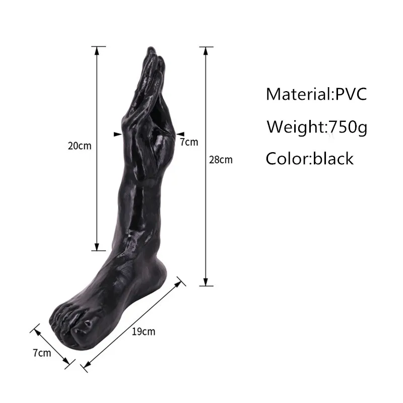 Фаллоимитатор с большой ручкой большая Анальная пробка фаллоимитаторы для