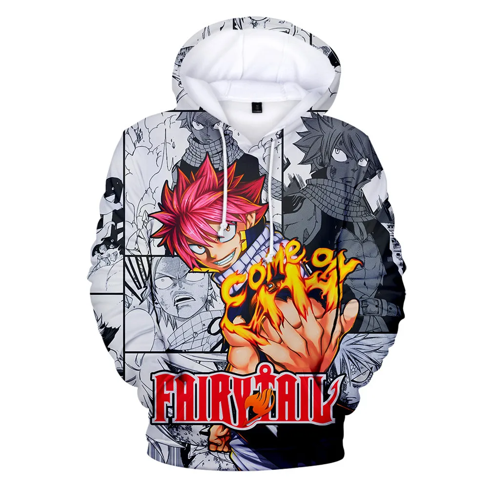 

Мужские/женские толстовки в стиле аниме Fairy Tail, модные уличные толстовки с 3D принтом в стиле Харадзюку, хип-хоп, Fairy Tail