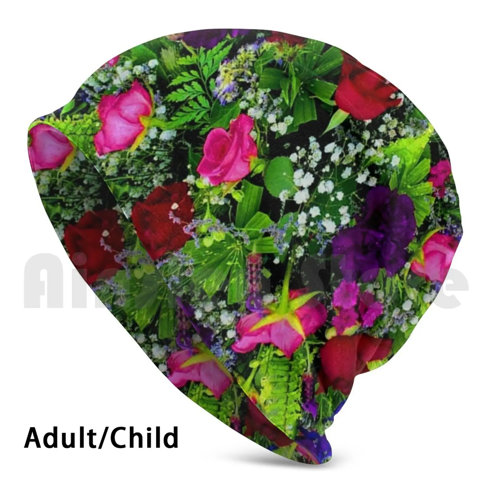 A Brilliant Wreath For A Beautiful Mother Beanies Knit Hat 3001 Beanies Print Wreath Flowers Nature Garden Funeral