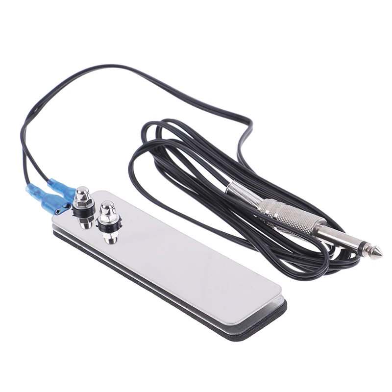 

1PCS Mini Stainless Steel Foot Pedal Switch Controller Tattoo Power Supply Machine Footswitch Clip Cord Tattoo Accessory Tools