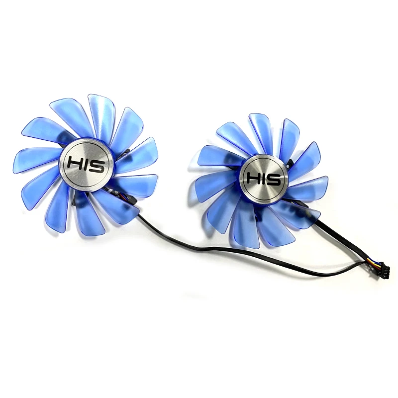 

2PCS 85MM 4PIN FDC10H12S9-C RX 470 Cooler Fan For HIS RX 470 IceQ X2 Turbo 4GB RX 470 IceQ X2 OC 4GB RX474 RX570 RX574 RX580 Fan