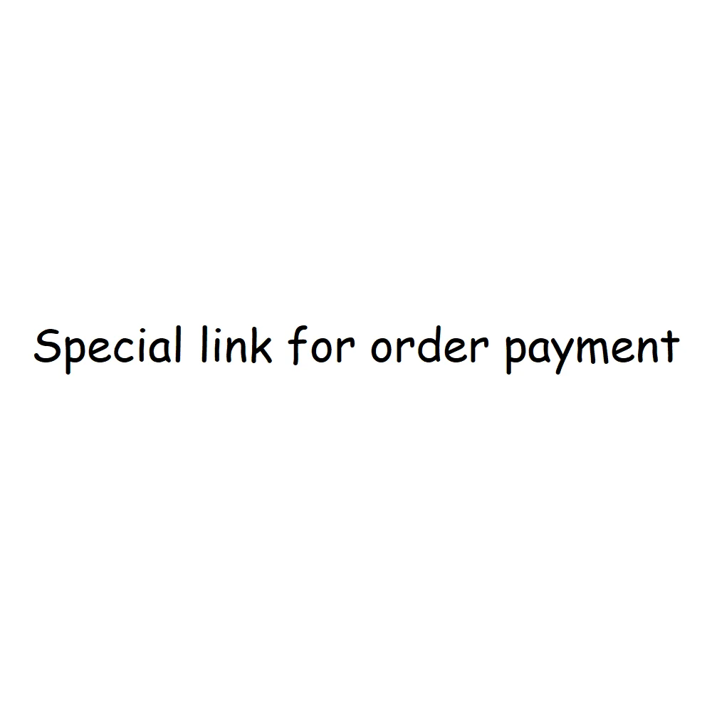 Enlace especial para orden de pago