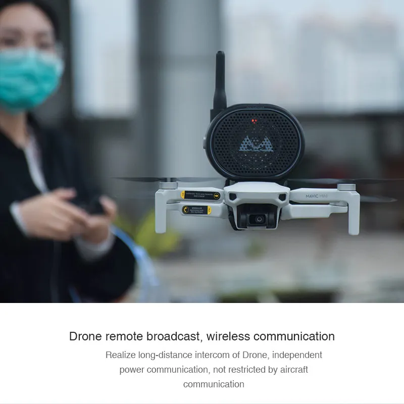 Динамик Мегафон для камеры дрона воздушная трансляция Mavic Mini Pro 2 pro zoom FIMI Phantom 3 4