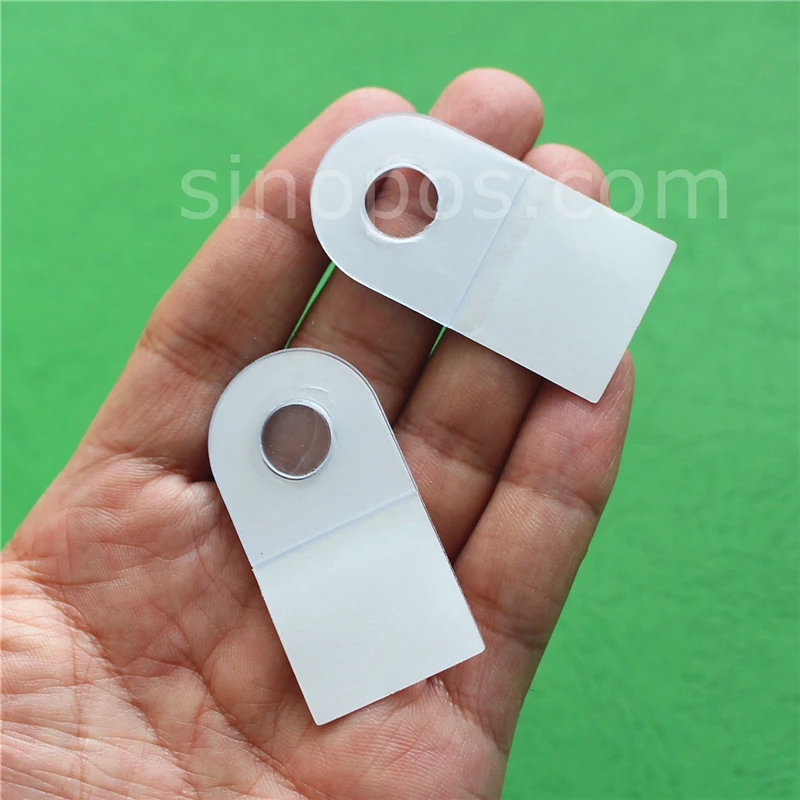 Мебельная бирка без остаточного отверстия съемная клейкая подвесная петля