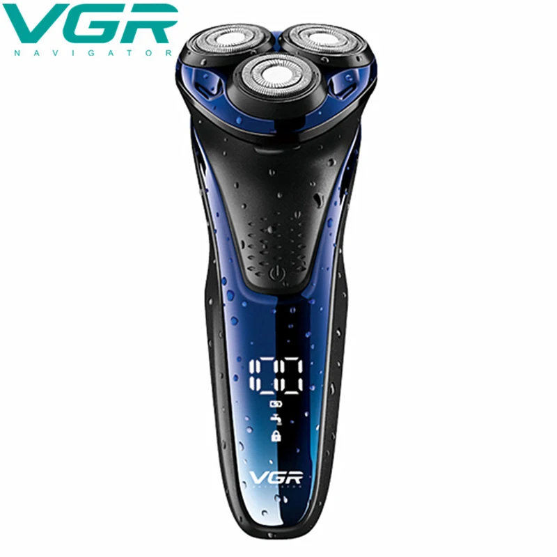

VGR Electric Razor Men's Razor Three Head USB Electric Razor Washing V-306