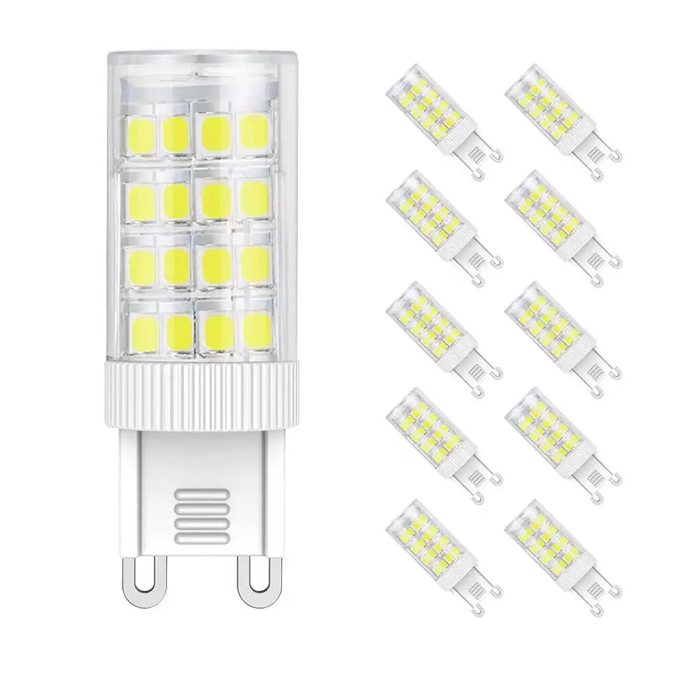 

10PCS LED Light Bulbs 220V G9 Led Lamp G9 Led Candle Light Bulb Corn Lamp 5W Bombilla Chandelier Lighting AC220V