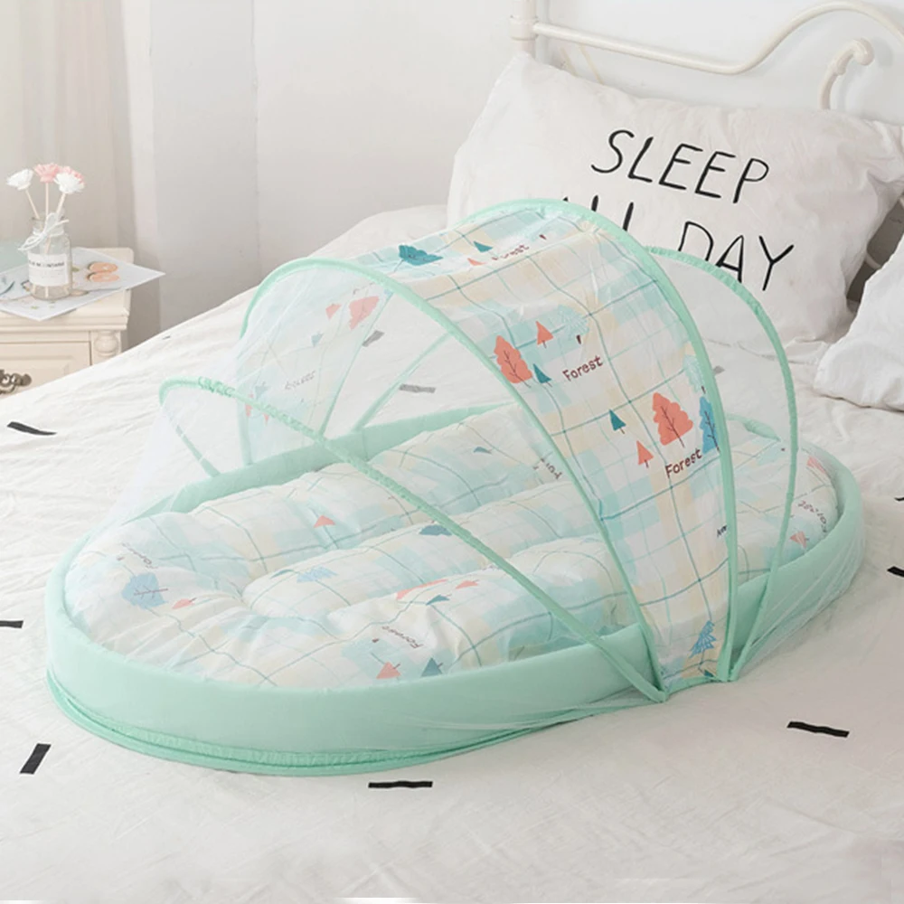 Multifunctional Folding Crib Bed Nest Baby Mosquito Net Bed  Portable Removable Folding Crib Baby Bed Travel Bassinets Babies
