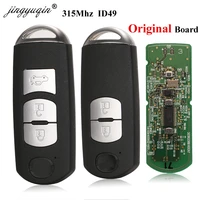 jingyuqin o em smart remote key fob fsk 315mhz id49 for mazda 3 cx 5 23 button model pn 662f ske13d01 suv ske13d 01