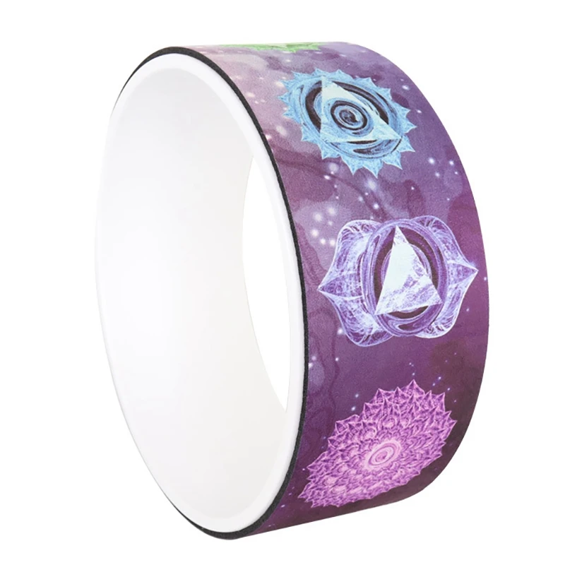 

Yoga Wheel Yoga Roller Back Wheel Yoga Prop Wheel for Stretching Flexibility Back Bends Deepen Yoga Pose Backbend