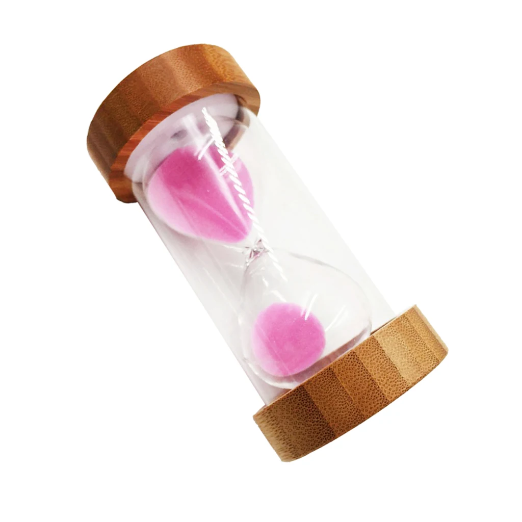 

5/20/30 Minutes Bamboo Frame Sand Timer Hourglass Home Decor