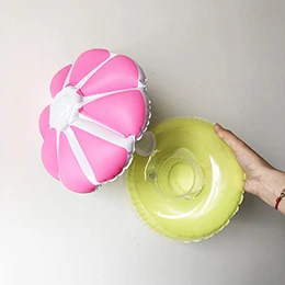 Pink umbrella 24 стиля мини надувной фрукт киви форма бассейн напиток держатель для бутылочек плавательная игрушка подставки для бутылка с жидким напитком - Цвет: Pink umbrella