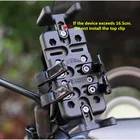 Крепление на руль мотоцикла зеркало заднего вида комплект с двойным держателем на руку для мобильных телефонов gopro