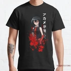 Повседневная мужская футболка Akame ga kill, модная уличная одежда с коротким рукавом и круглым вырезом, уличные топы, футболки в стиле Харадзюку, футболки с графическим принтом, 2021