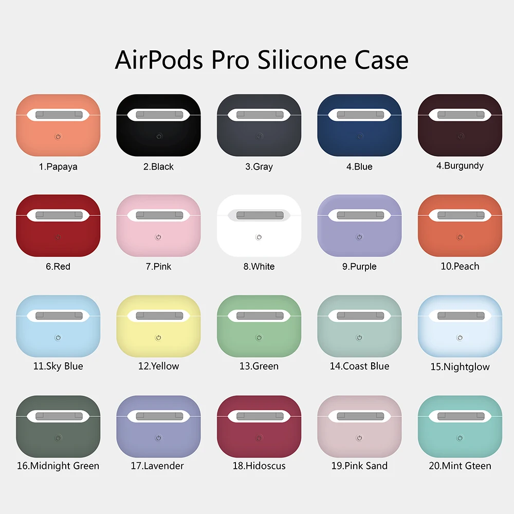 For Apple Airpods Pro Case Bluetooth Earphone Headset Protective Cover Ultra-Thin Silicone | Sleeve