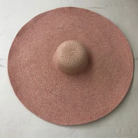 2021 new casual vintage solid straw sun hats for women girls summer sun protection large wide beach raffia sun caps for holiday