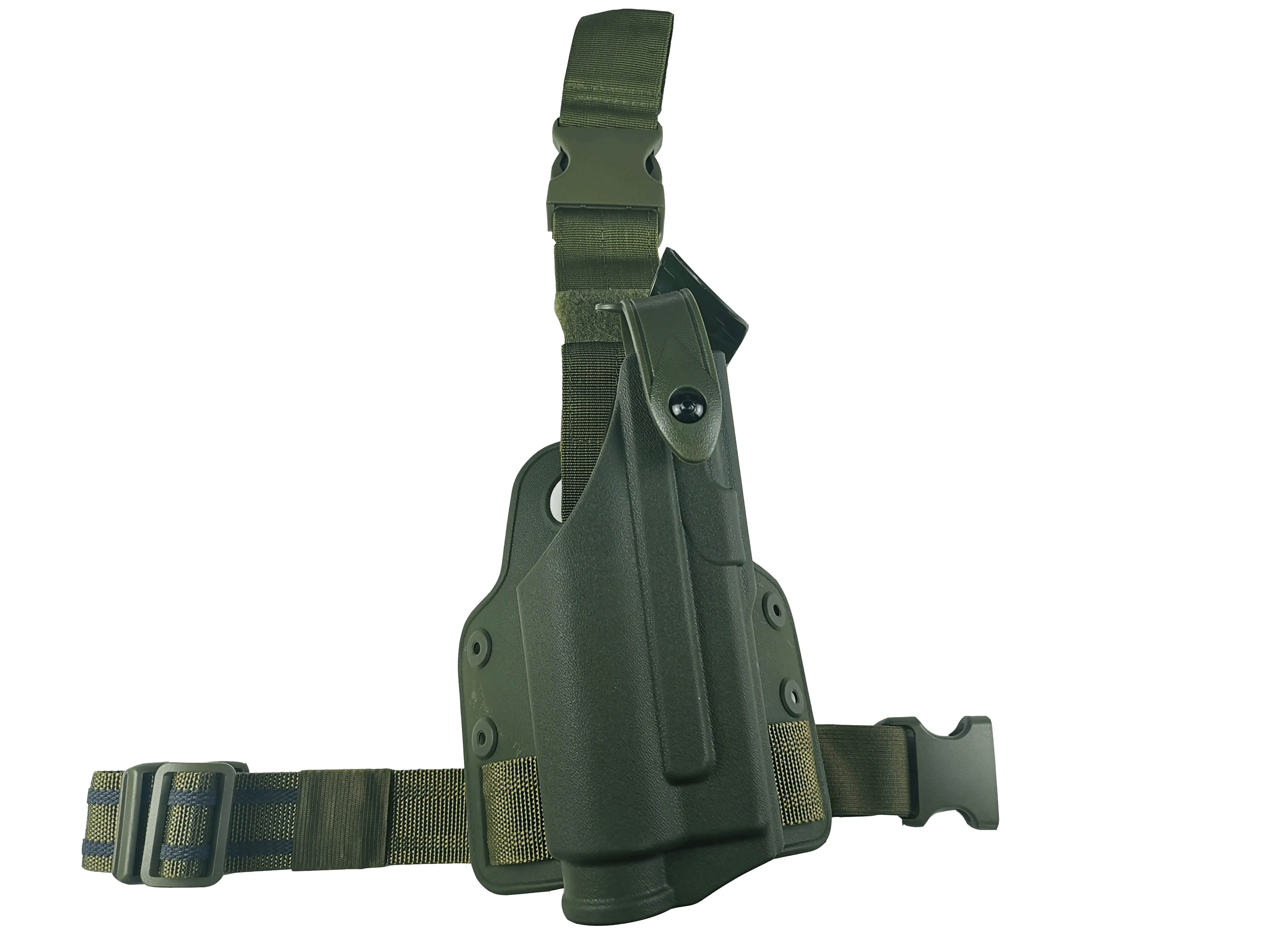 Airsoft Safarilands пистолет Glock17 19 22 23 31 Ремень Кобуры вспышка светильник для правой руки использовать ножной кобура светильник подшипник glock кобура