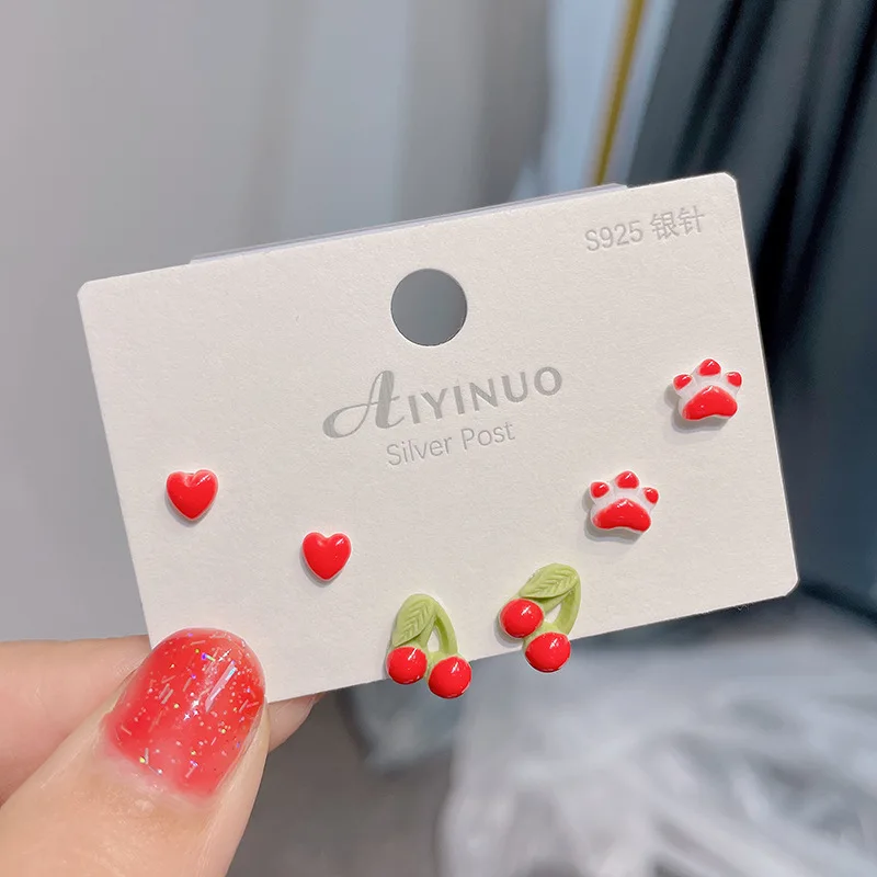 Женские керамические серьги гвоздики серебро пробы|Серьги-гвоздики| |