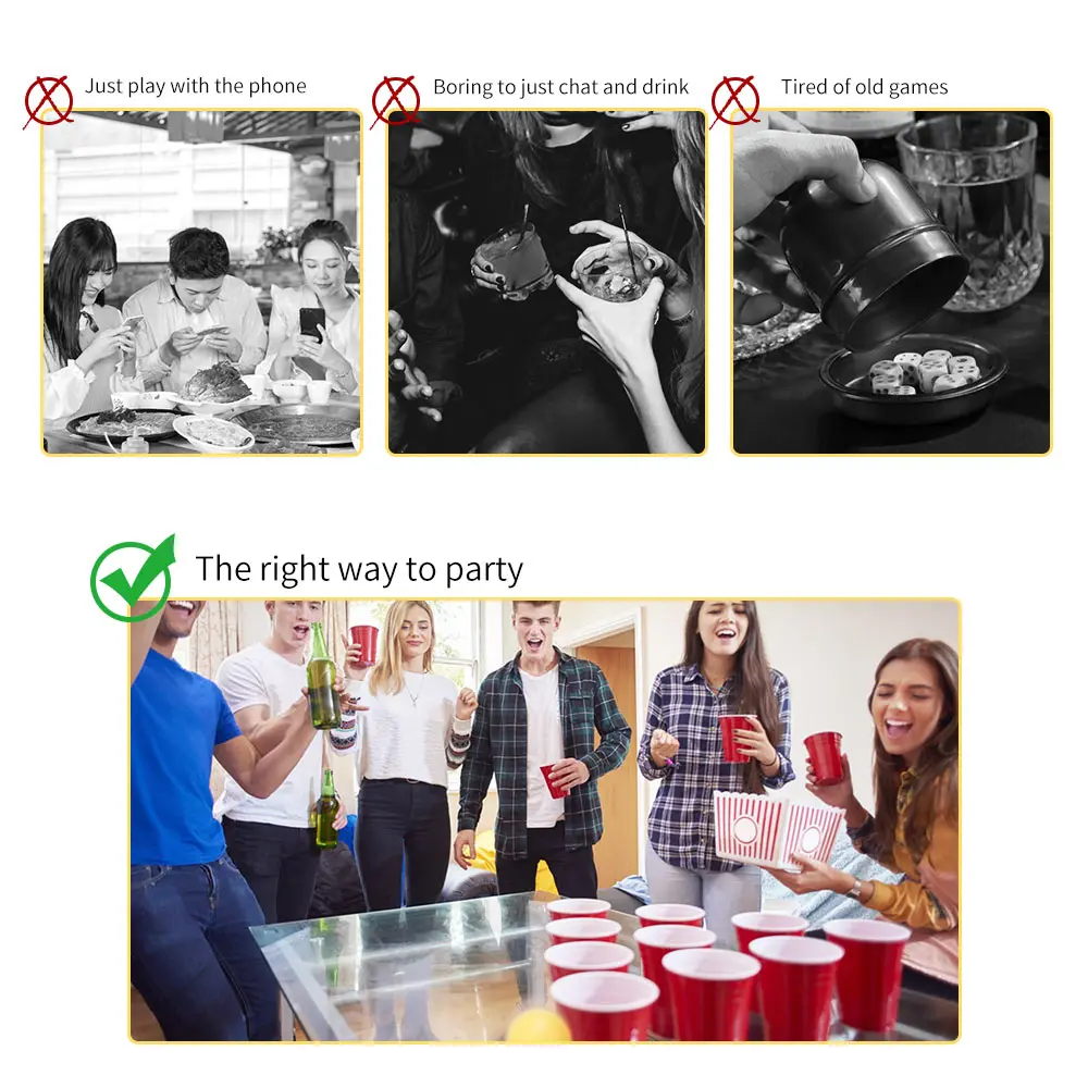 24 шара чашки пиво набор для пинг понга питьевая игра игрушка отдыха подарок