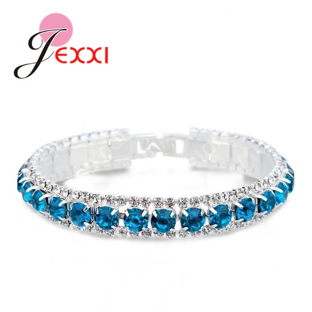 Блестящие кубического циркония ювелирных изделий европейский бренд 925 шарма