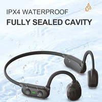 as10 bone conduction headphone wireless bluetooth 5 0 earphones portable ear hook headset stereo music handsfree ip56 waterproof