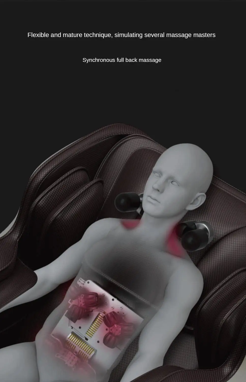 Массажное кресло для дома автоматическое многофункциональное электрическое