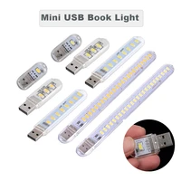 bright led light book light portable mini usb reading book lamp dc5v ultra lights for power bank pc laptop notebook