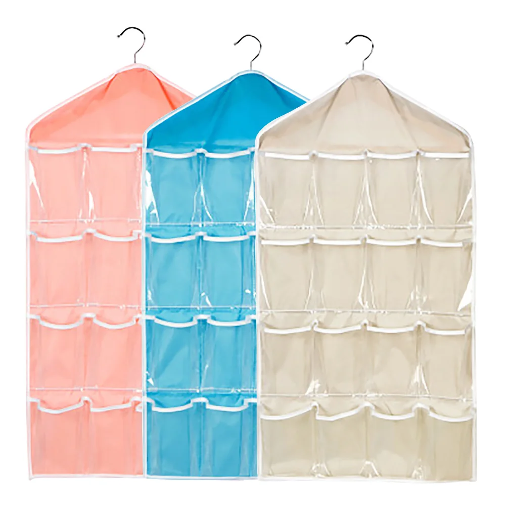 Прозрачная сумка для хранения 16 Карманов носки обувная игрушка нижнее белье