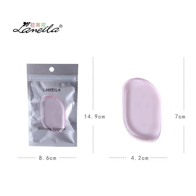 Мягкий силиконовый гель пудра слоеная губка для косметической основы лица BB крем