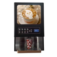 commercial coin operated coffee machine tabletop fresh bean to cup coffee vending machine hotcold drink dispenser gbs204d