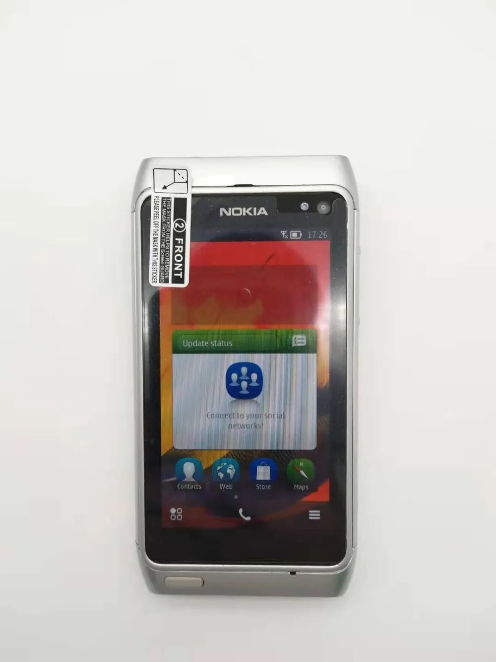 Nokia N8 мобильный телефон 3g wifi gps 12MP сенсорный экран 3," разблокированный мобильный телефон 16 Гб внутренний отремонтированный