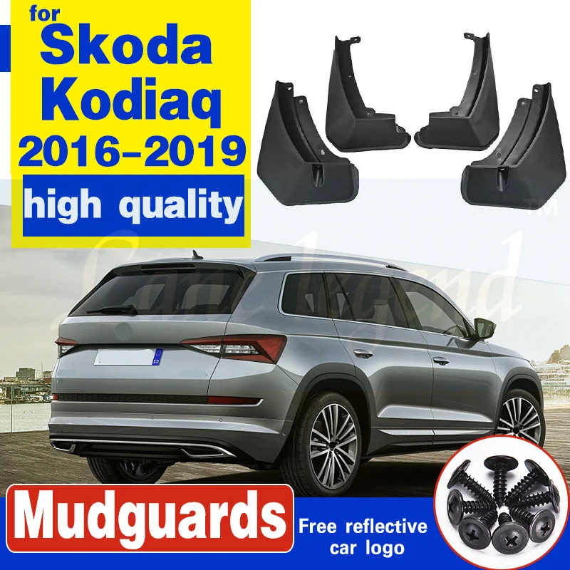 

Передние и задние автомобильные брызговики для Skoda Kodiaq 2016 2017 2018 2019, брызговики, брызговики, брызговики, автомобильные аксессуары