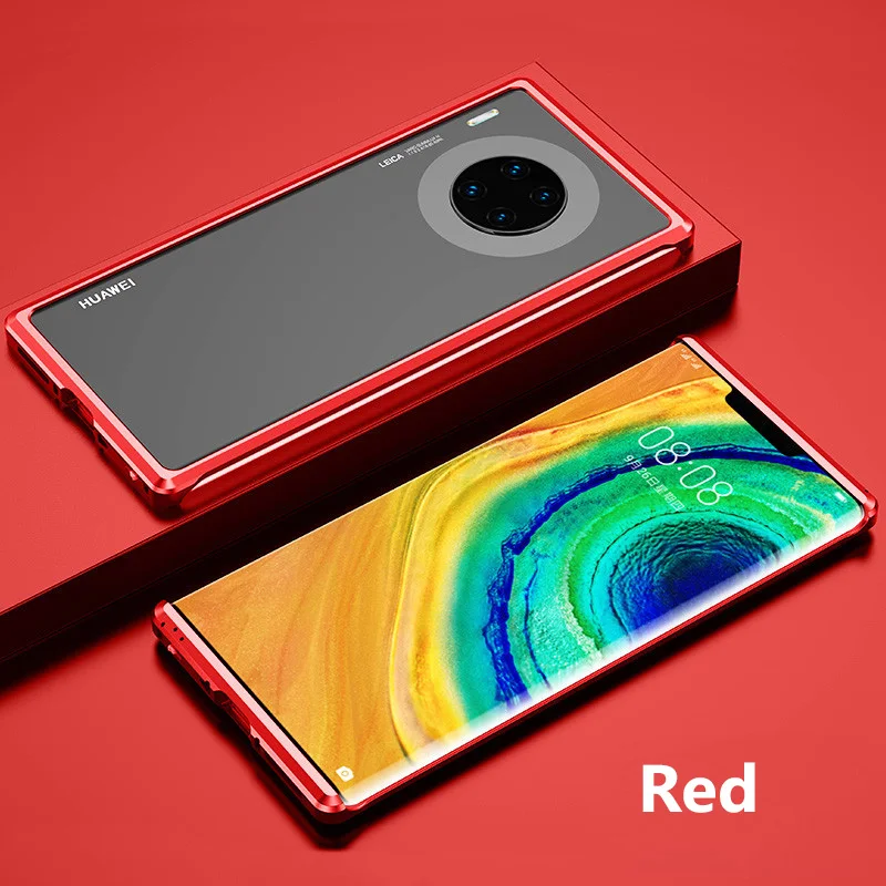 shockproof aluminum phone cover metal bumper case for huawei mate 30 pro mate 20 pro p40 pro p30 pro p20 pro case metal funda free global shipping