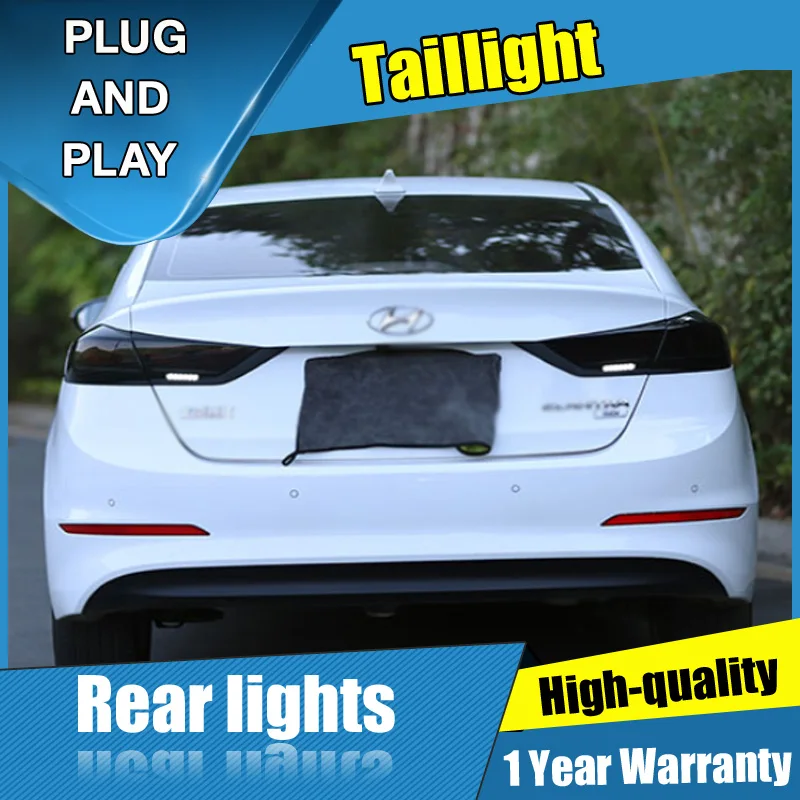 

4PCS Car Styling for Hyundai Elantra Taillights 2016-2018 forElantra ALL LED Tail Lamp+Turn Signal+Brake+Reverse LED light