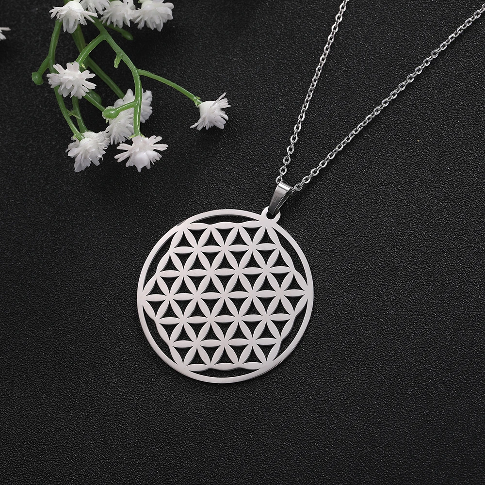 Кулон Cooltime с цветком жизни амулет мандалой священный старинный кулон из