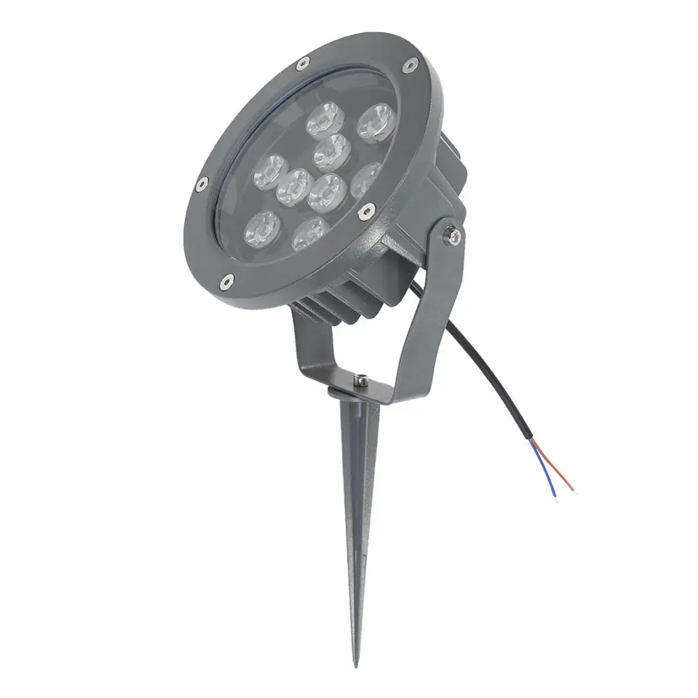 9W Светодиодный фонтан с шипами RGB IP65 подводный бассейн Сад лужайка Наружное освещение низкая теплотворная ценность длительный срок службы - Испускаемый цвет: 9W