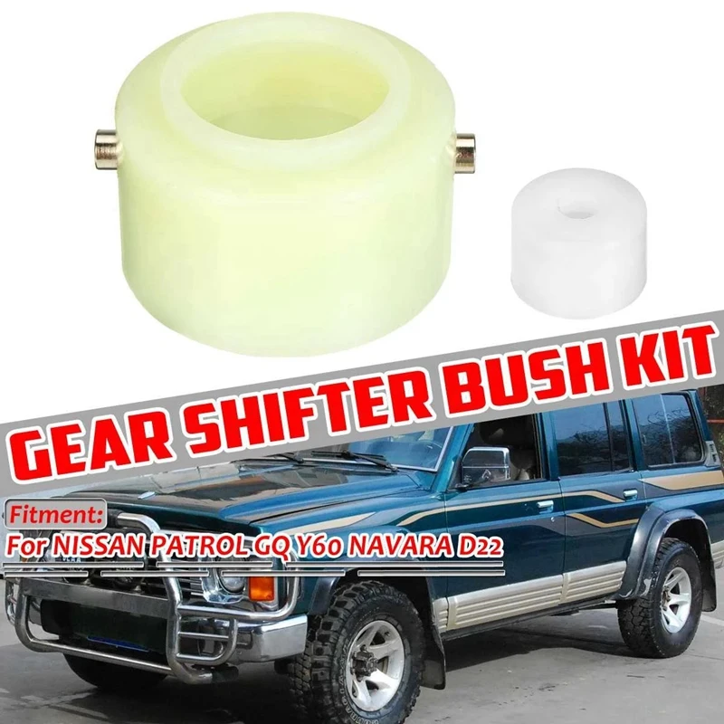 

Shifter Bushing,Gearbox Shifter Bush Kit 32850‑V5001 32861‑01G00 for Nissan Patrol GQ's All Models Navara D22 Models
