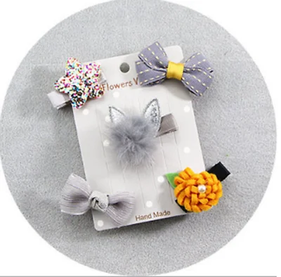 5 шт. заколки для волос девочек | Мать и ребенок