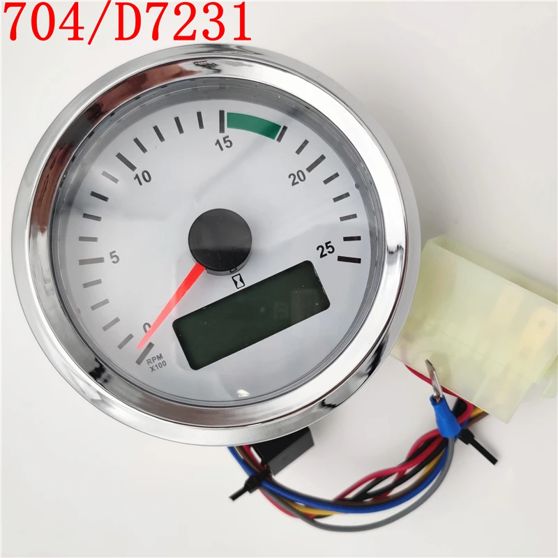 Тахометр тахометр 704/D7231 704/50097 для экскаватор загрузчика 3CX 4CX бесплатная
