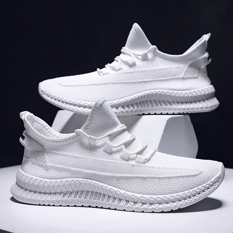 

Men Sneakers 2021 Summer Sneakers Mesh Men's Sports Shoes Slip On Men Casual Shoes Breathable Basketball Shoes Sock Shoes