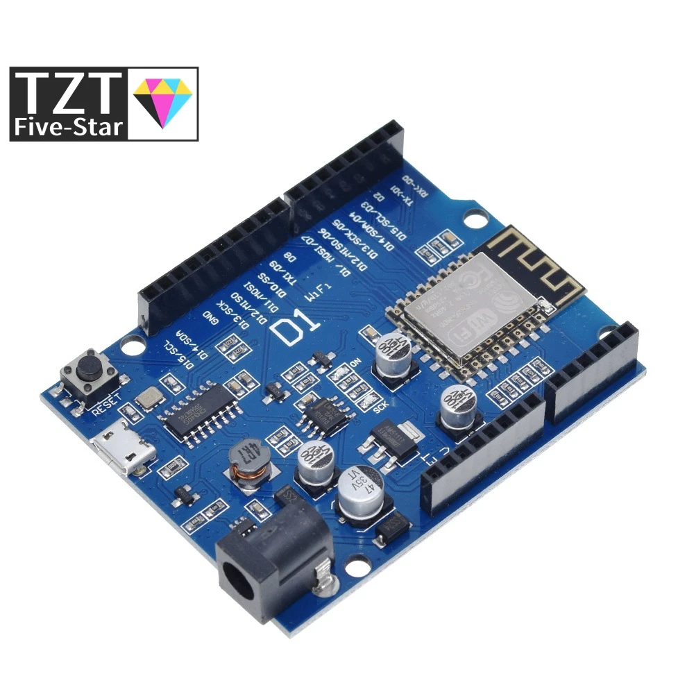 ESP-12E WeMos D1 UNO R3 CH340 CH340G WiFi макетная плата на основе ESP8266 щит Умная Электронная